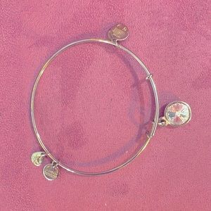 Alex and Ani April birthstone bangle